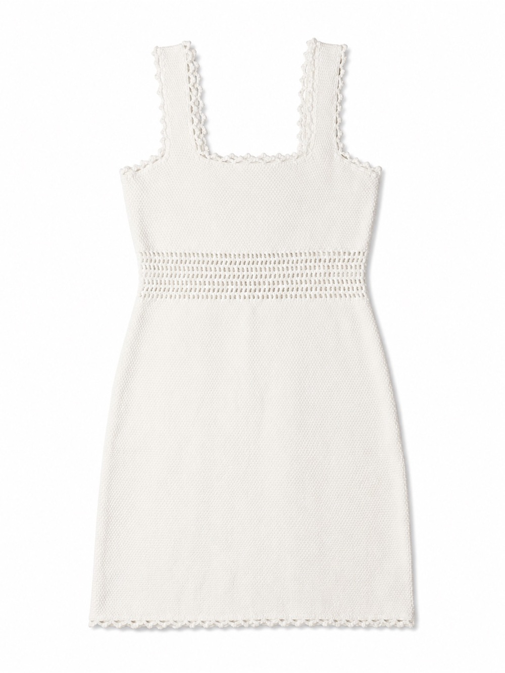 Rebecca Taylor White Knit Mini Dress M NWT Bridal Rehearsal Dinner - Picture 2 of 6